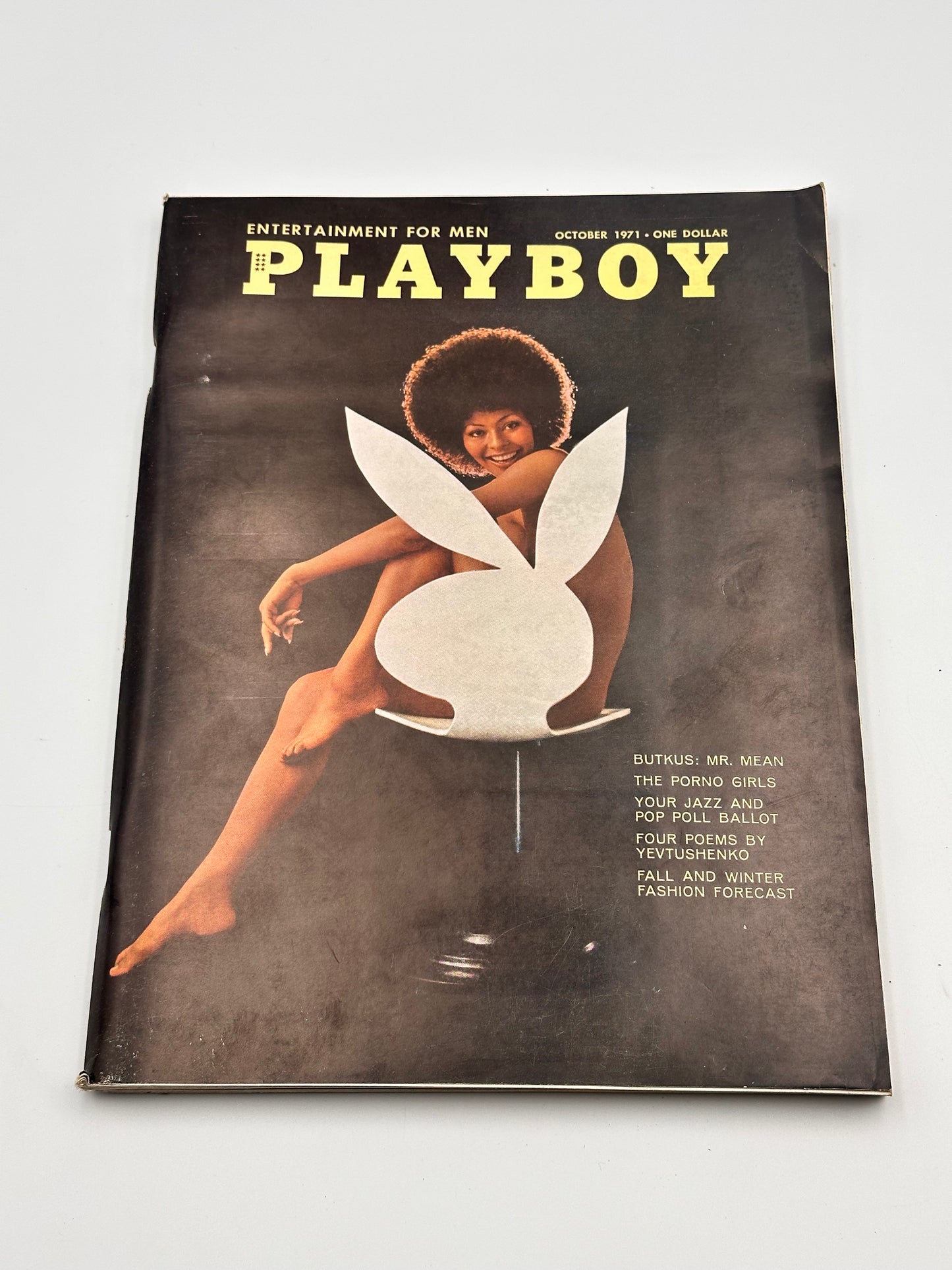 October 1971 Playboy Magazine - Very Good Condition