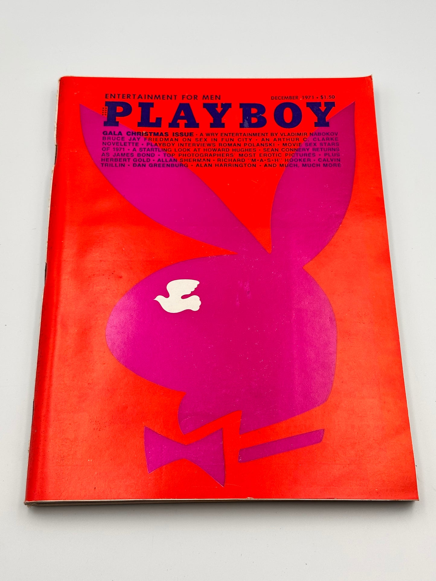 December 1971 Playboy Magazine - Very Good Condition