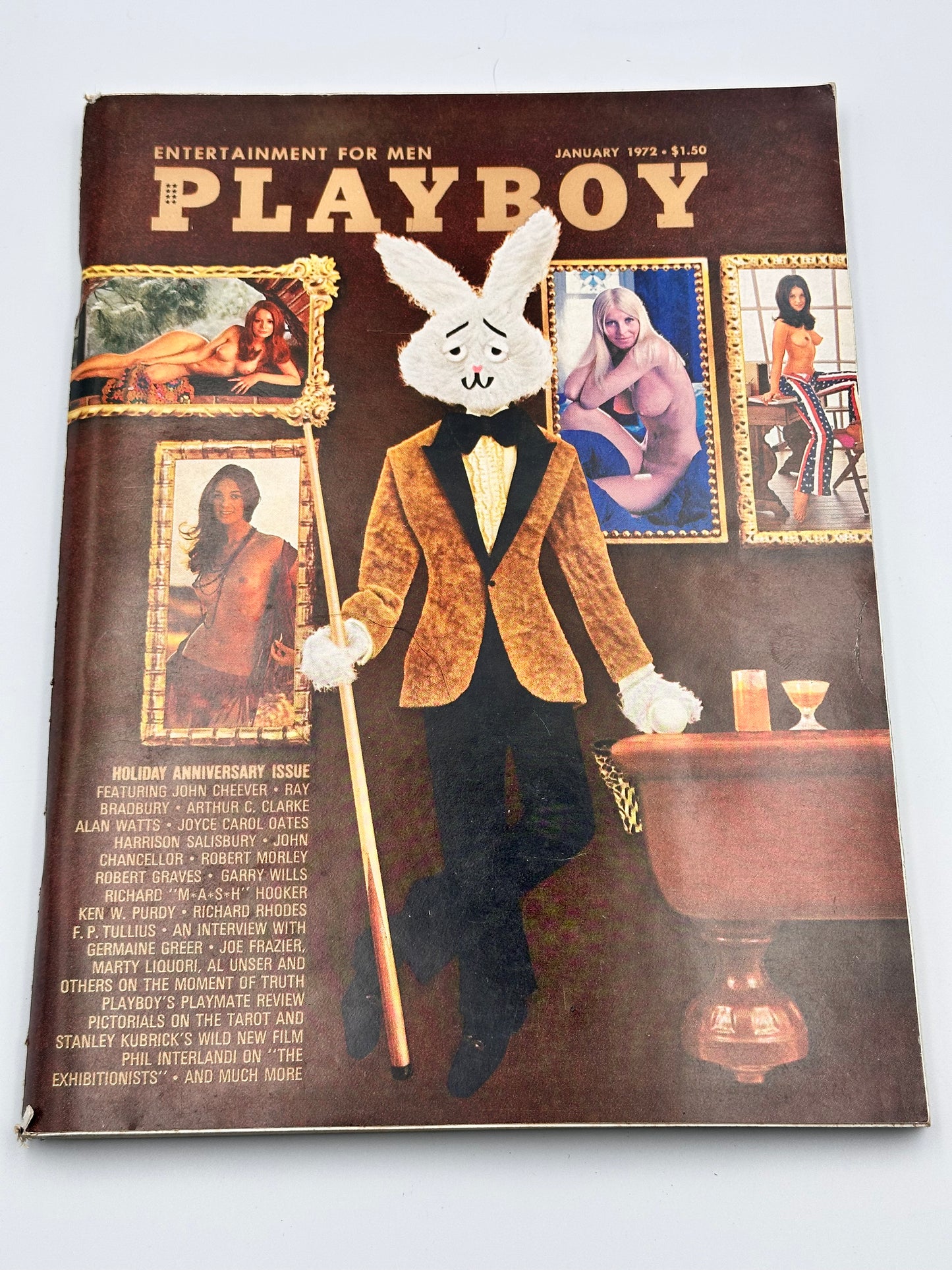 January 1972 Playboy Magazine - Very Good Condition