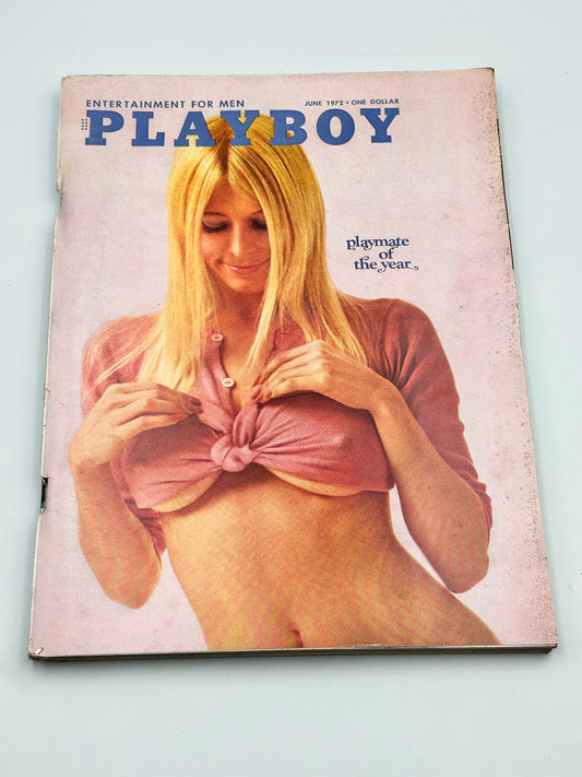 June 1972 Playboy Magazine - Good Condition