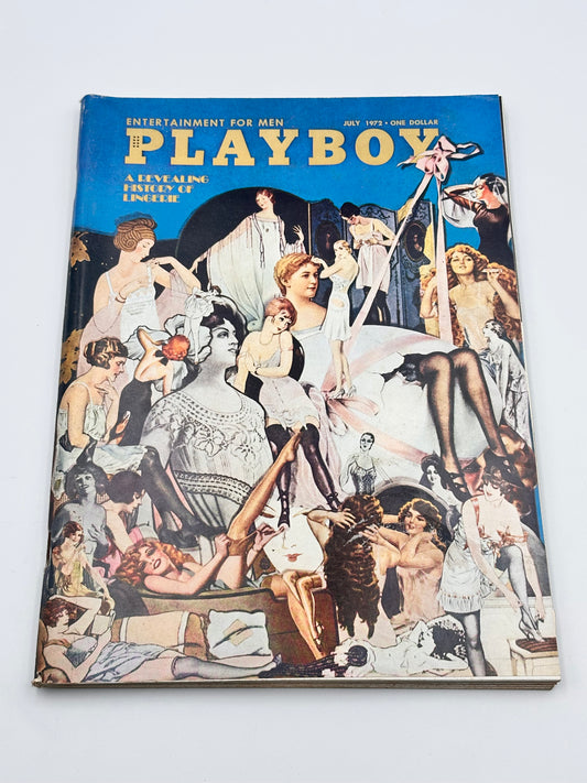 July 1972 Playboy Magazine - Very Good Condition