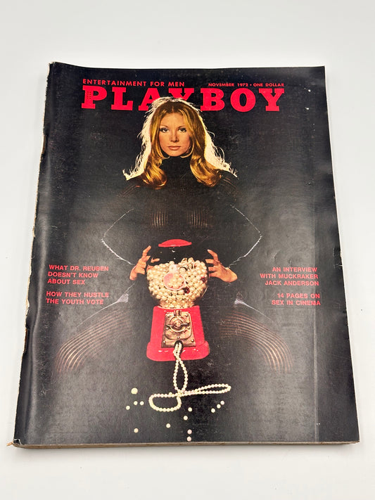 November 1972 Playboy Magazine - Good Condition