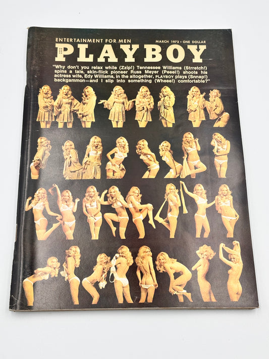 March 1973 Playboy Magazine - Very Good Condition