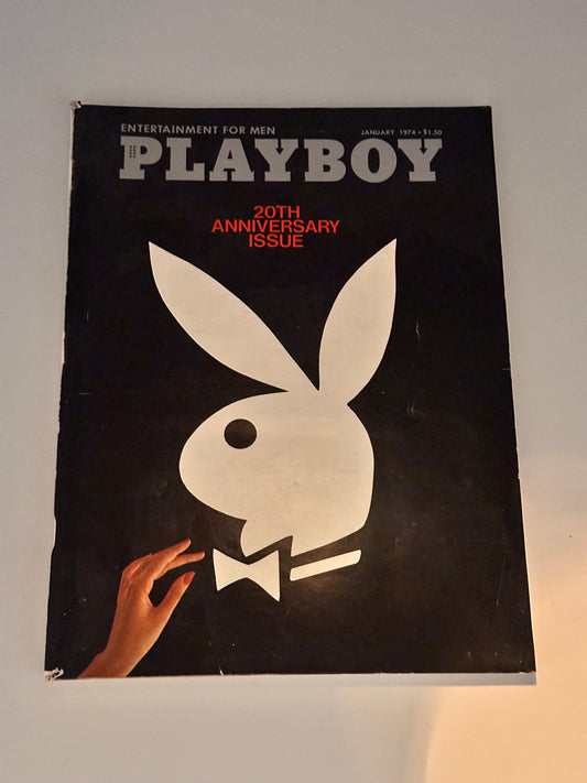 January 1974 Playboy Magazine - Good Condition