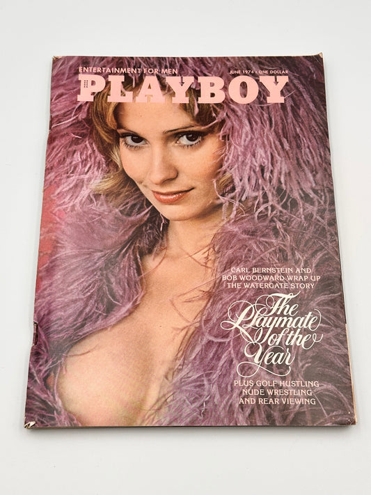 June 1974 Playboy Magazine - Very Good Condition