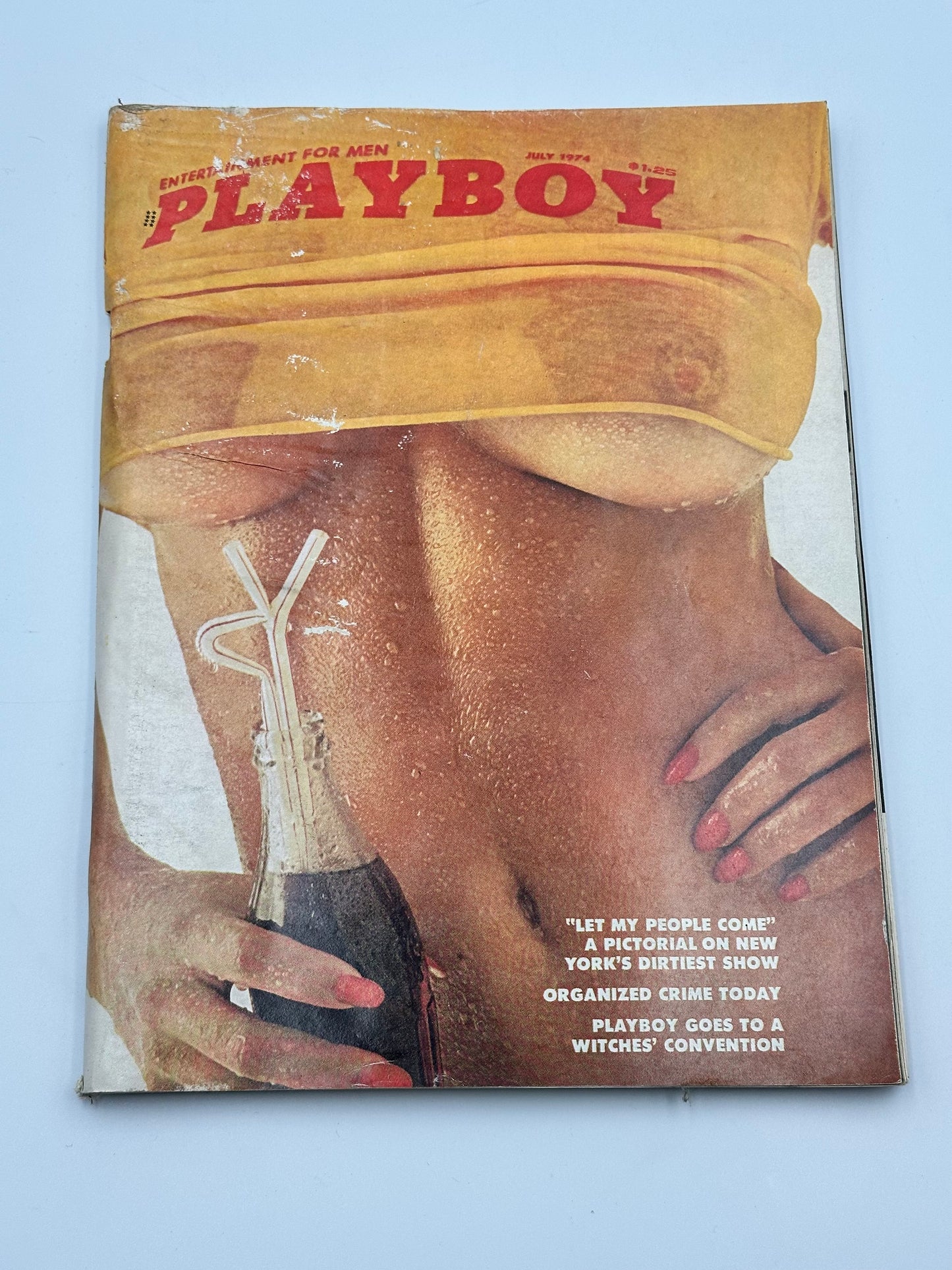 July 1974 Playboy Magazine - Fair Condition