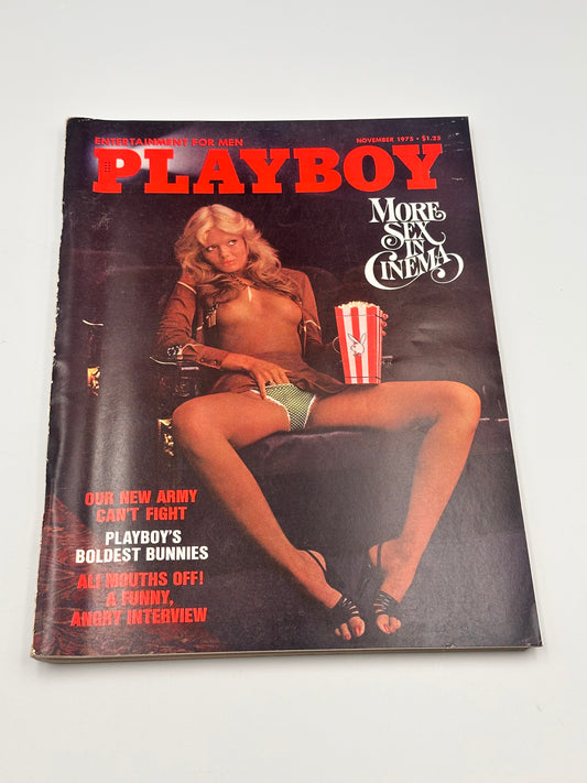 November 1975 Playboy Magazine - Very Good Condition