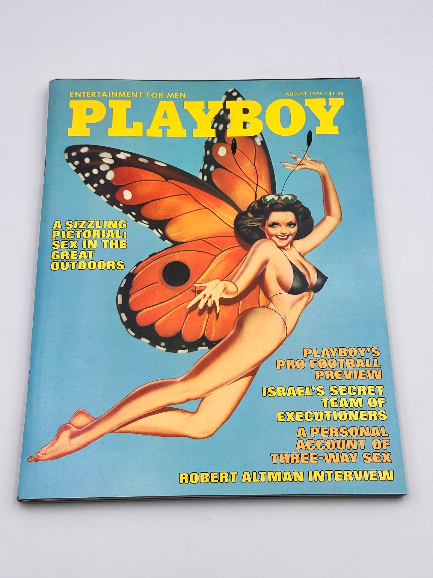 August 1976 Playboy Magazine - Very Good Condition